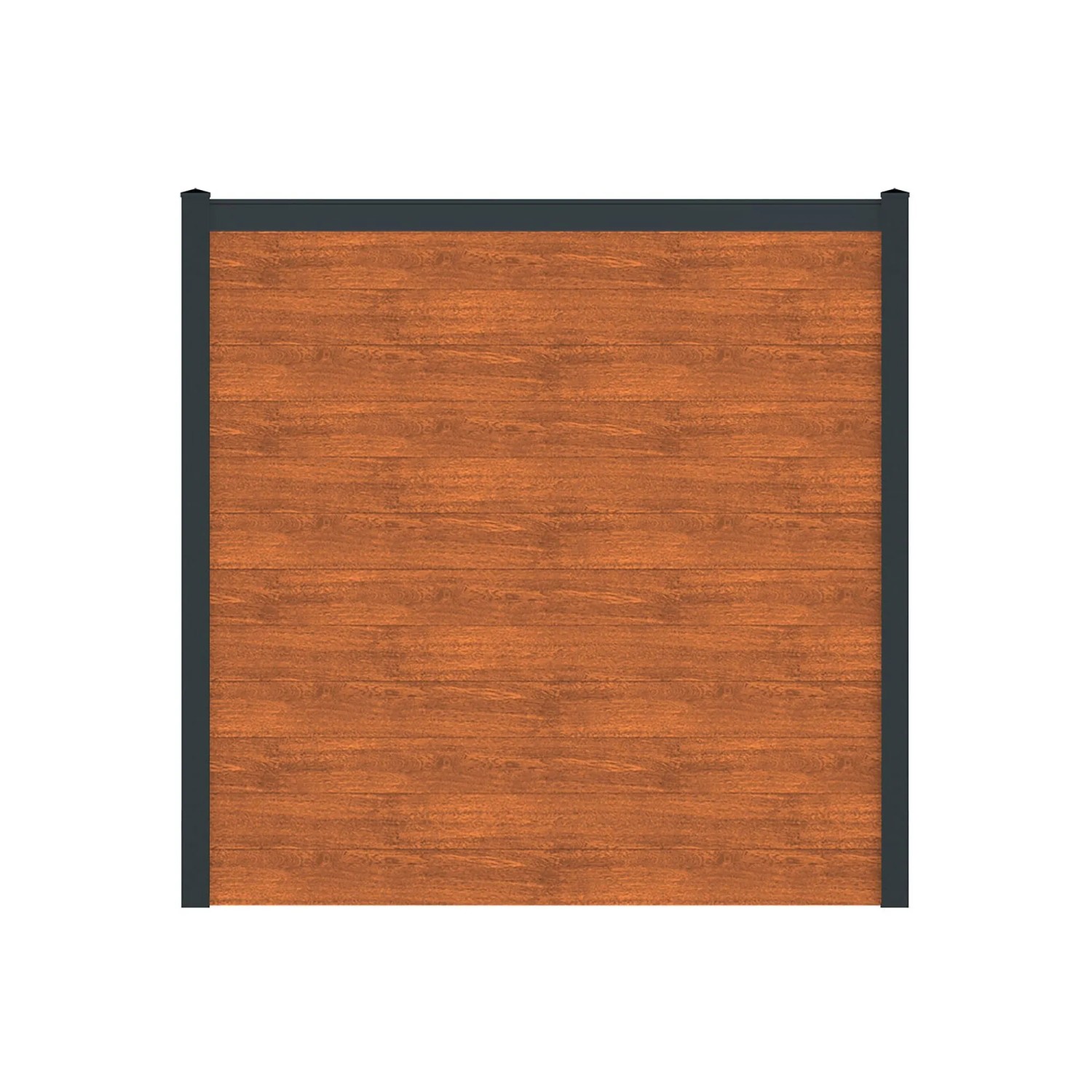 Vidual Sichtschutzzaun Snap 140 zum Aufdübeln 1,8 m x 17,76 m Light Oak