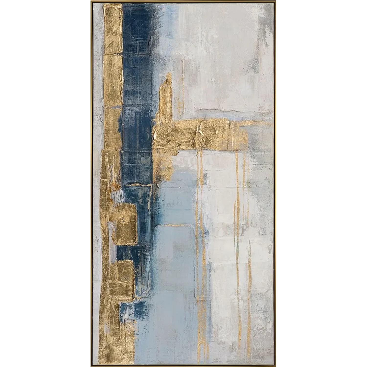 Art Universe Leinwandbild Goldene See 72 x 142 cm