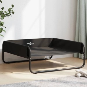 vidaXL Hundebett Erhöht Anthrazit Oxford-Gewebe und Stahl 172602