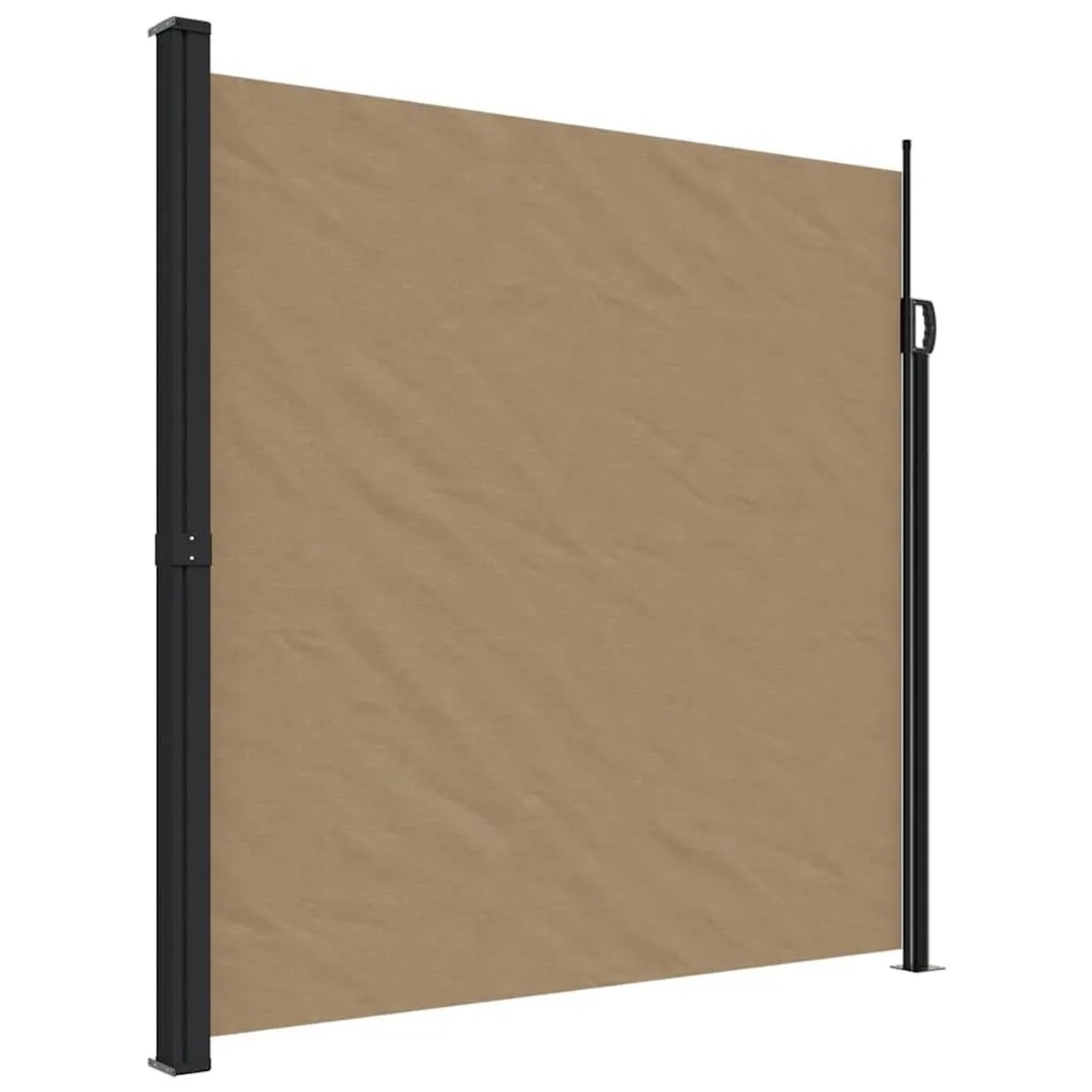 vidaXL Seitenmarkise Ausziehbar Taupe 200x500 cm 4004469