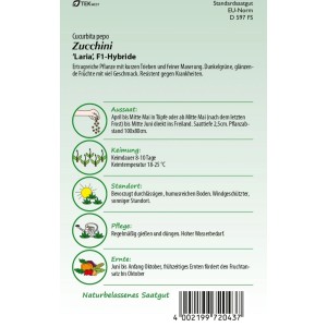 SAMEN PFANN Zucchini Laria