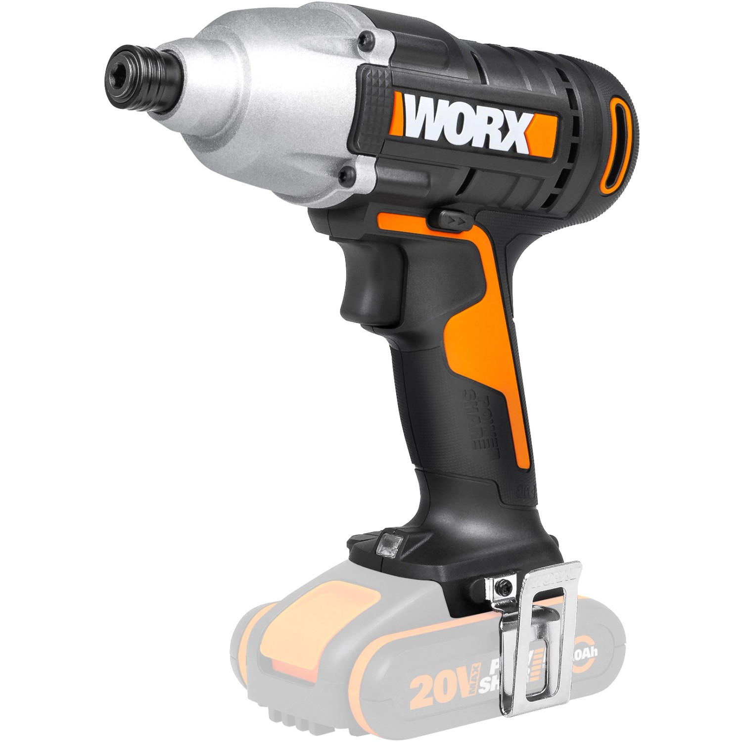 Worx Schlagschrauber WX291.9 Solo, Akku-Schlagschrauber ohne Akku und Ladegerät.