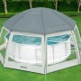 Bestway Pool-Pavillon 600x295 cm für runde Pools bis 488 cm Durchmesser.