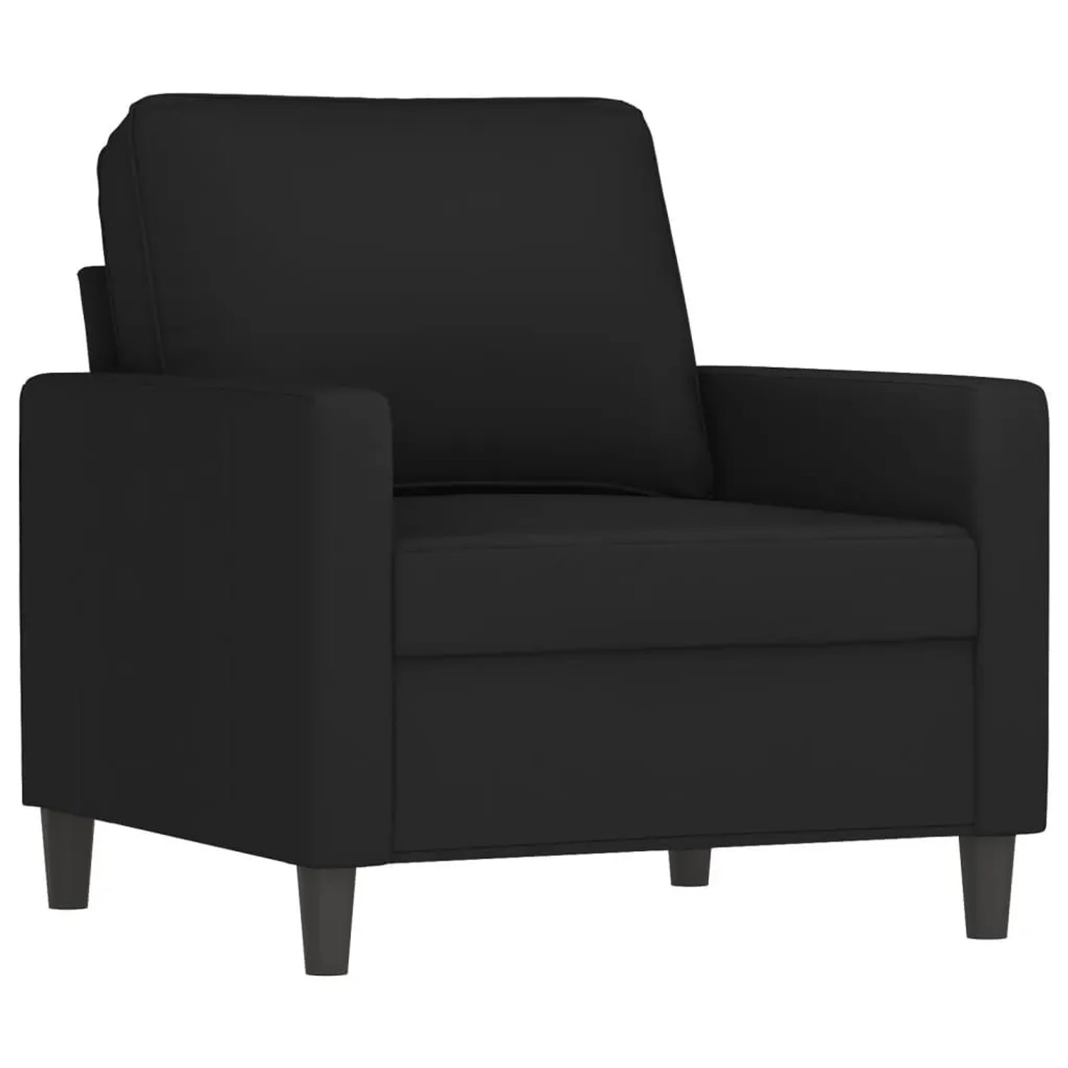 vidaXL Sessel Schwarz 60 cm Samt 359184