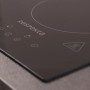 Detailaufnahme: Respekta Domino-Induktionskochfeld Ben 29 cm mit Touch Control und Restwärmeanzeige.