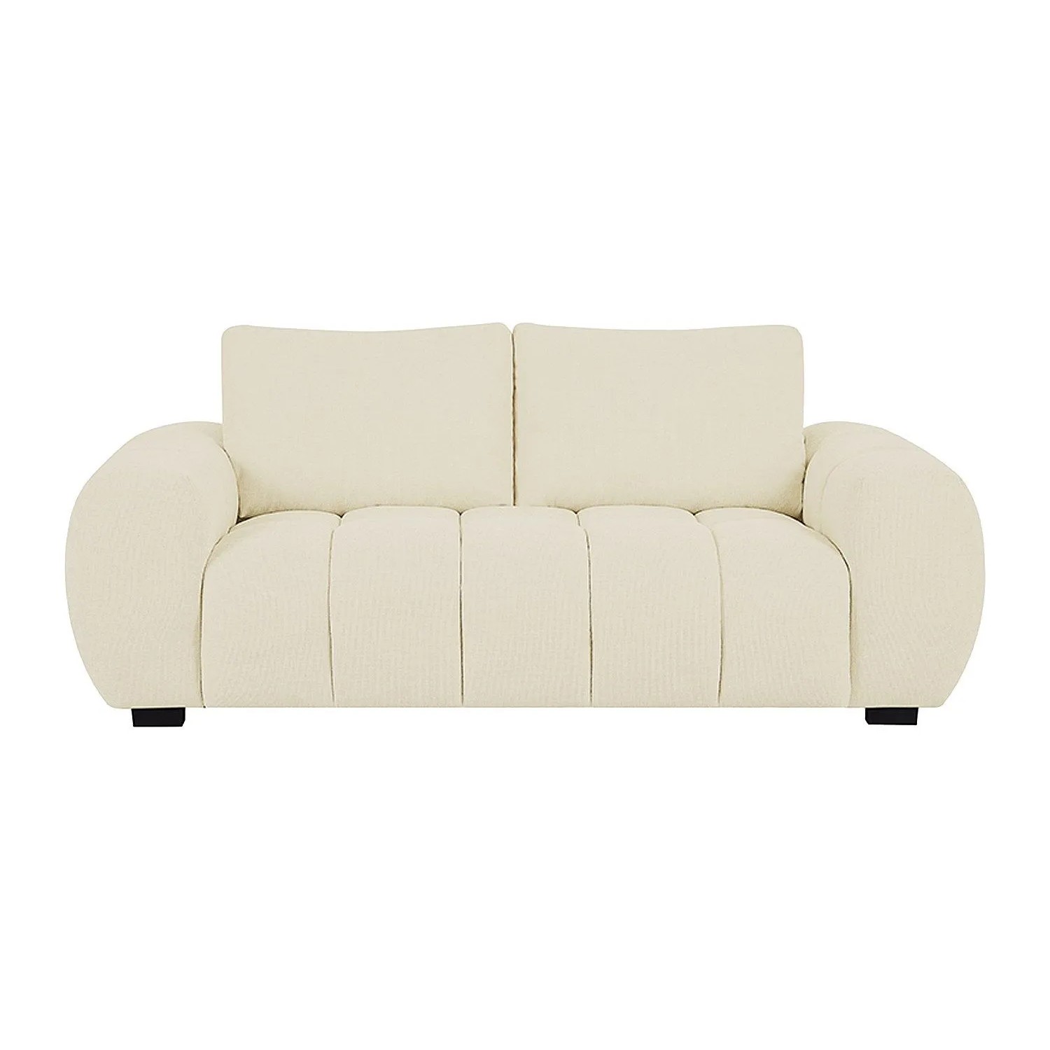 Vente-unique Sofa Ohne Schlafmöglichkeit Berenia Beige 196 cm