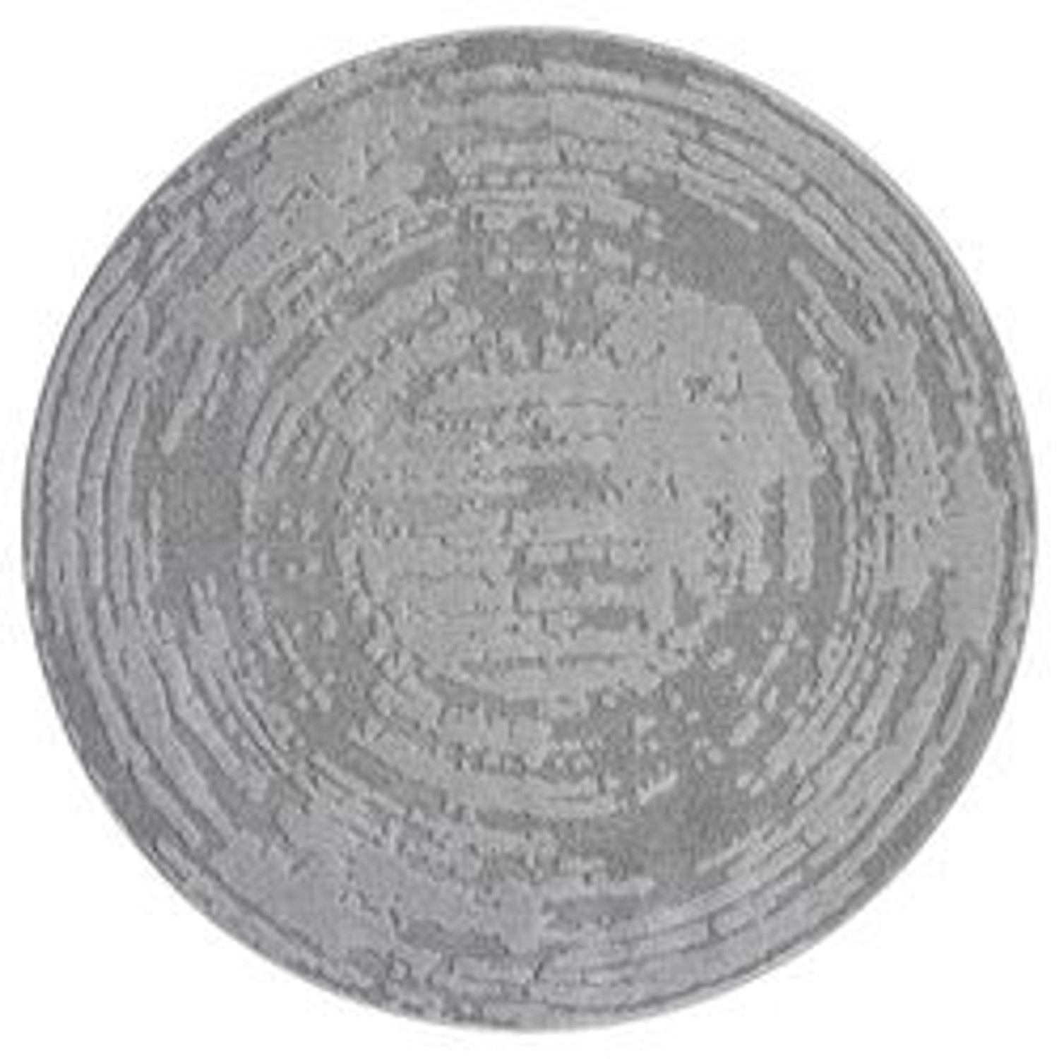 payé Teppich Esso 71 Hochflor Rund 200x200 cm Grau günstig online kaufen