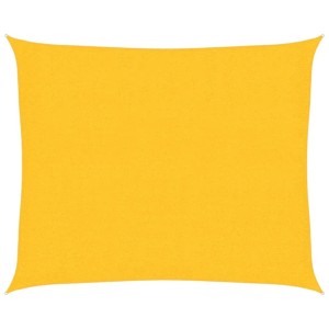 vidaXL Sonnensegel 160 g/m² Gelb 2,5x3 m HDPE 311562