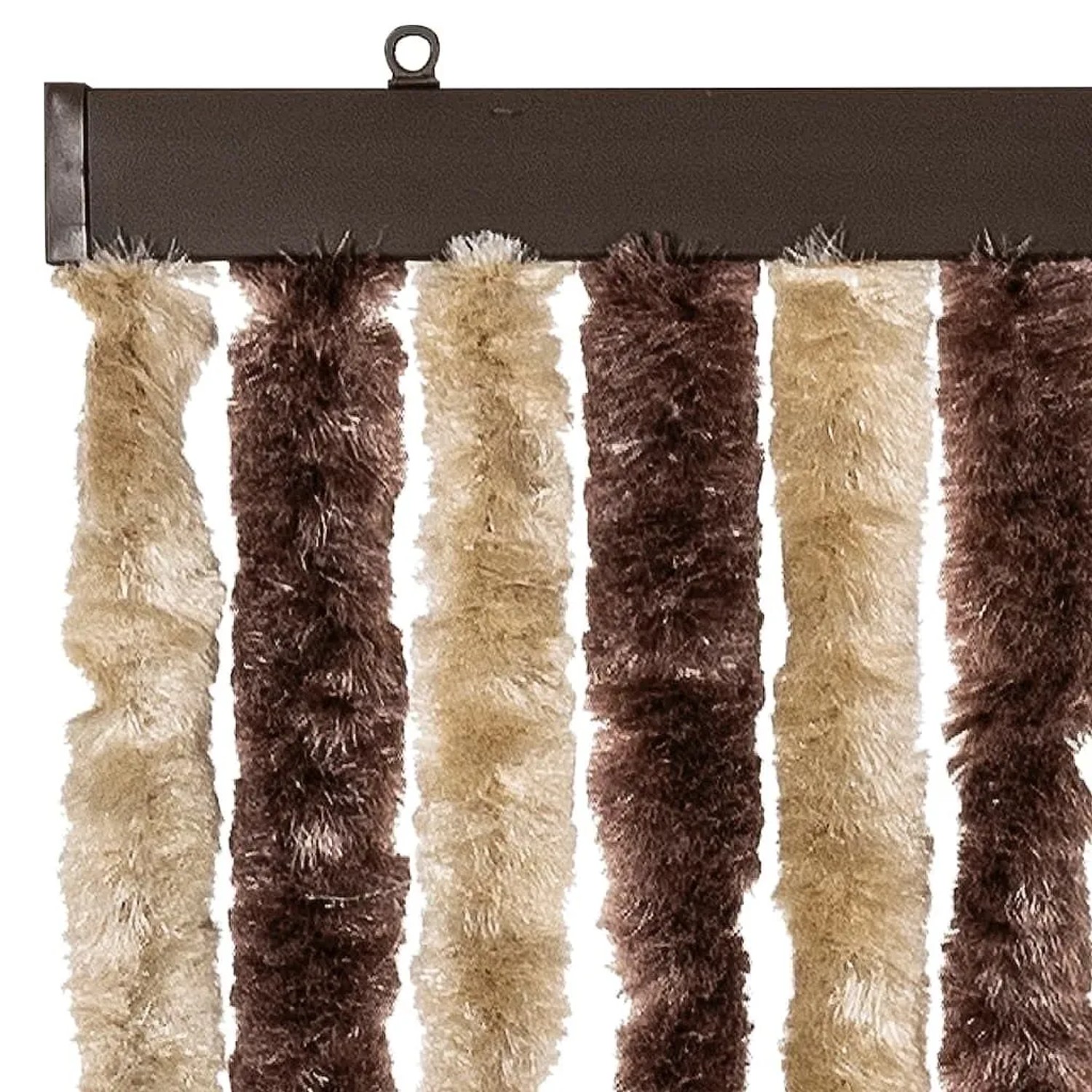 vidaXL Insektenschutz-Vorhang Beige und Hellbraun 90x220 cm Chenille 240571_4