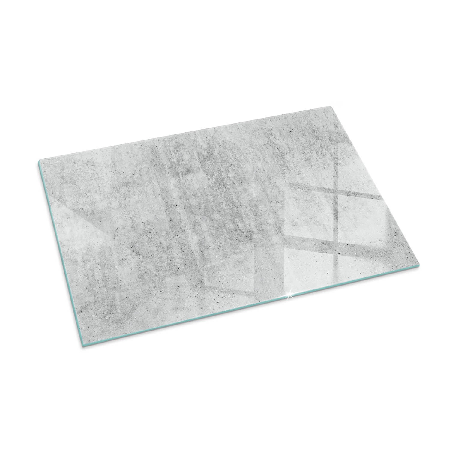 Tulup Glasplatte für Kamin Rohbetonstruktur Kaminofen Glas Bodenplatte Rech günstig online kaufen