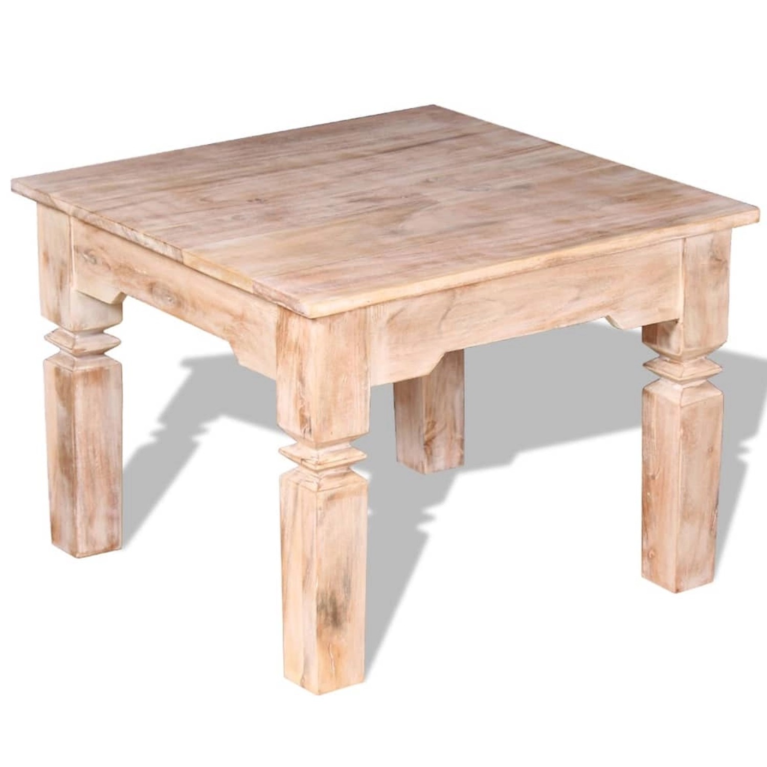 vidaXL Couchtisch Akazienholz 60x60x45 cm 244052