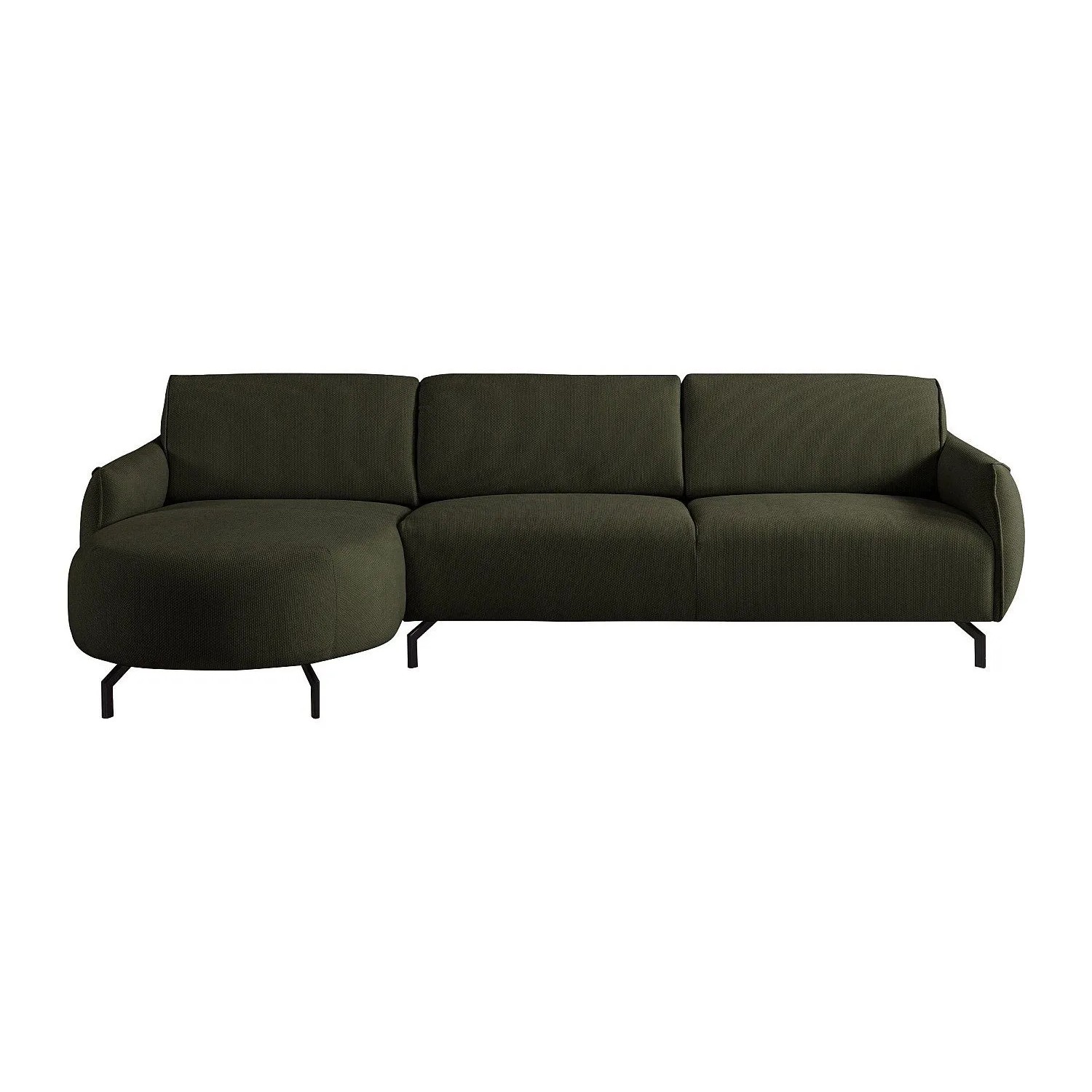 Vente-unique Sofa Ohne Schlafmöglichkeit Feriona Grün 295 cm