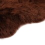 vidaXL Teppich 60x90 cm Künstlicher Schafspelz Braun 284713_2