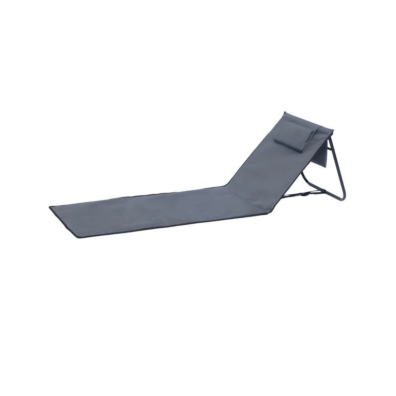 Lex Strandliege Strandmatte Sonnenmatte Badematte Liege Faltbar mit Tasche Anthrazit