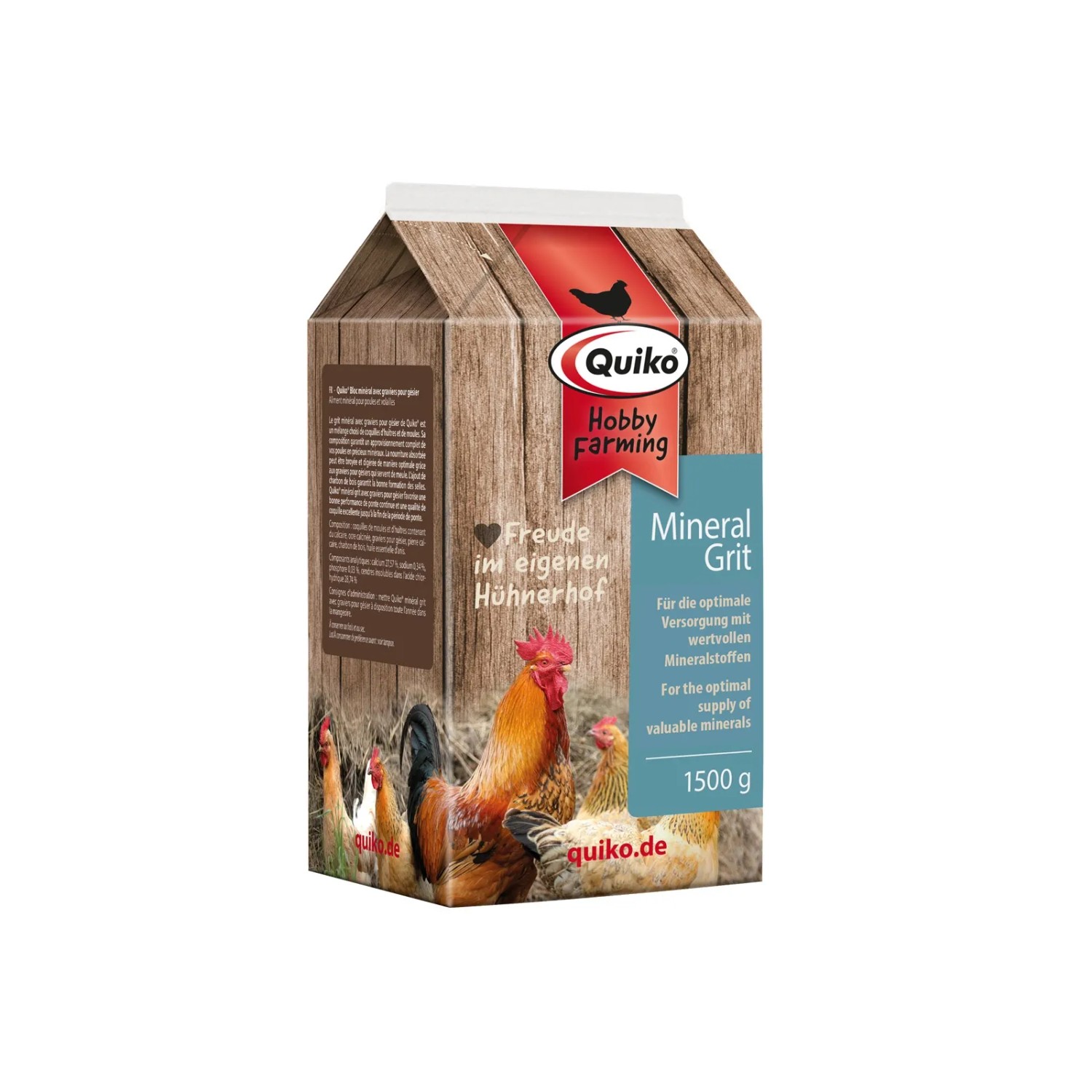 Quiko Hobby Farming Mineralgrit mit Magenkiesel 1,5 kg