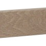 Clipleiste in Silberesche Optik, 19x58x2400 mm, für Sockel und Bodenabschluss.