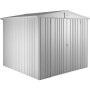 Biohort Metall-Gerätehaus Europa, 5,2 m², silber-metallic. Robustes Gerätehaus für Garten & Werkzeug.