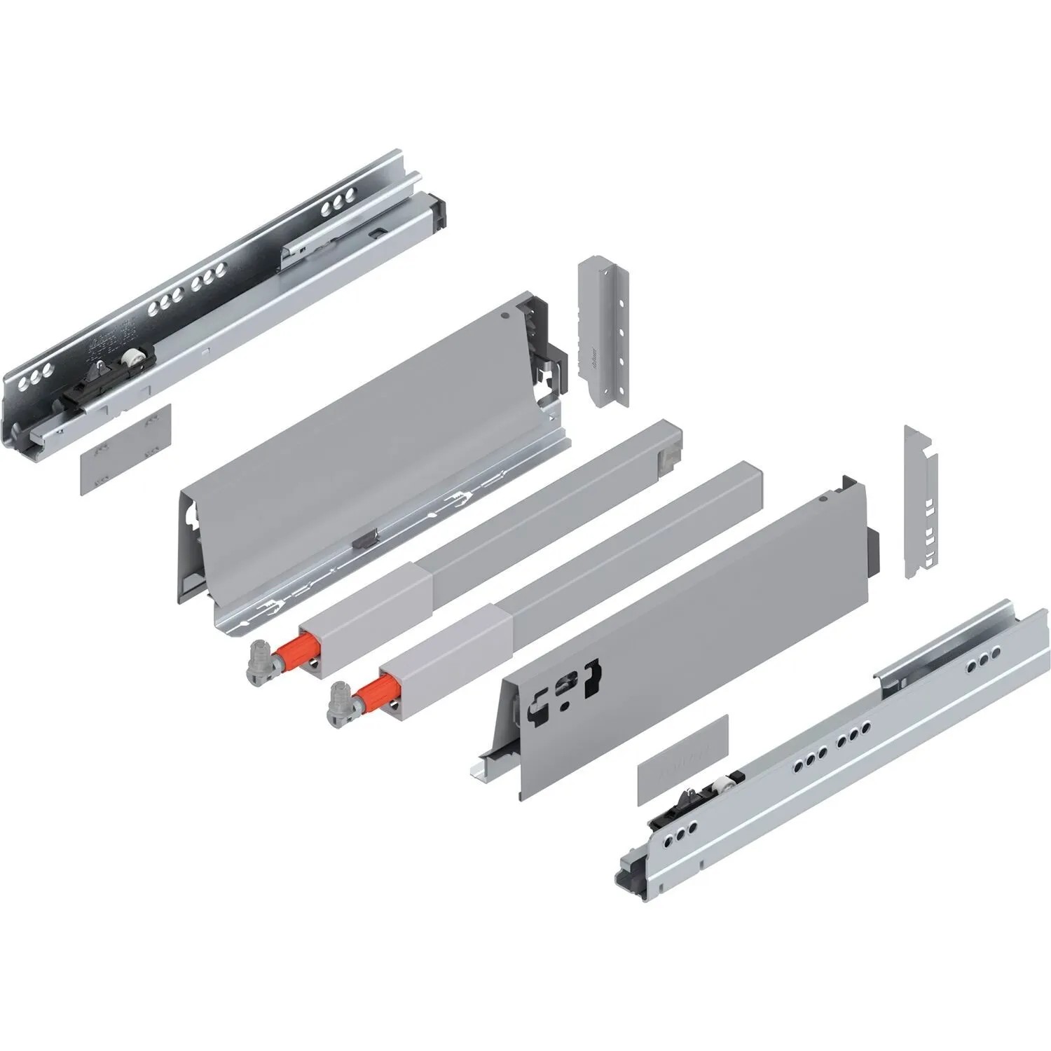 Blum C-Reling Tandembox antaro Vollauszug Blumotion 300 mm 30 kg Grau 1 Paar