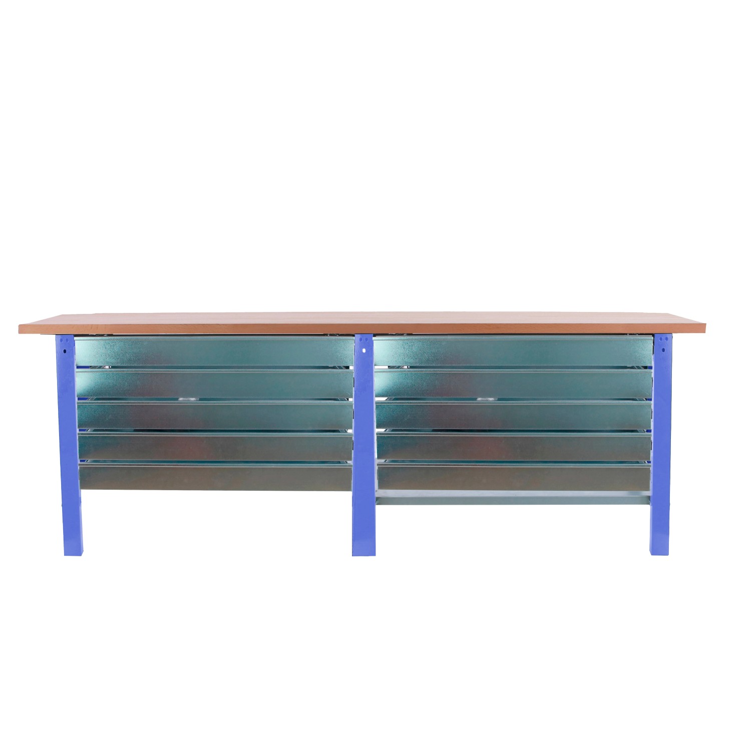 PROREGAL Werkbank BUFFALO WOOD Mit 10x Schublade HxBxT 86,5x260x75cm Tragla günstig online kaufen