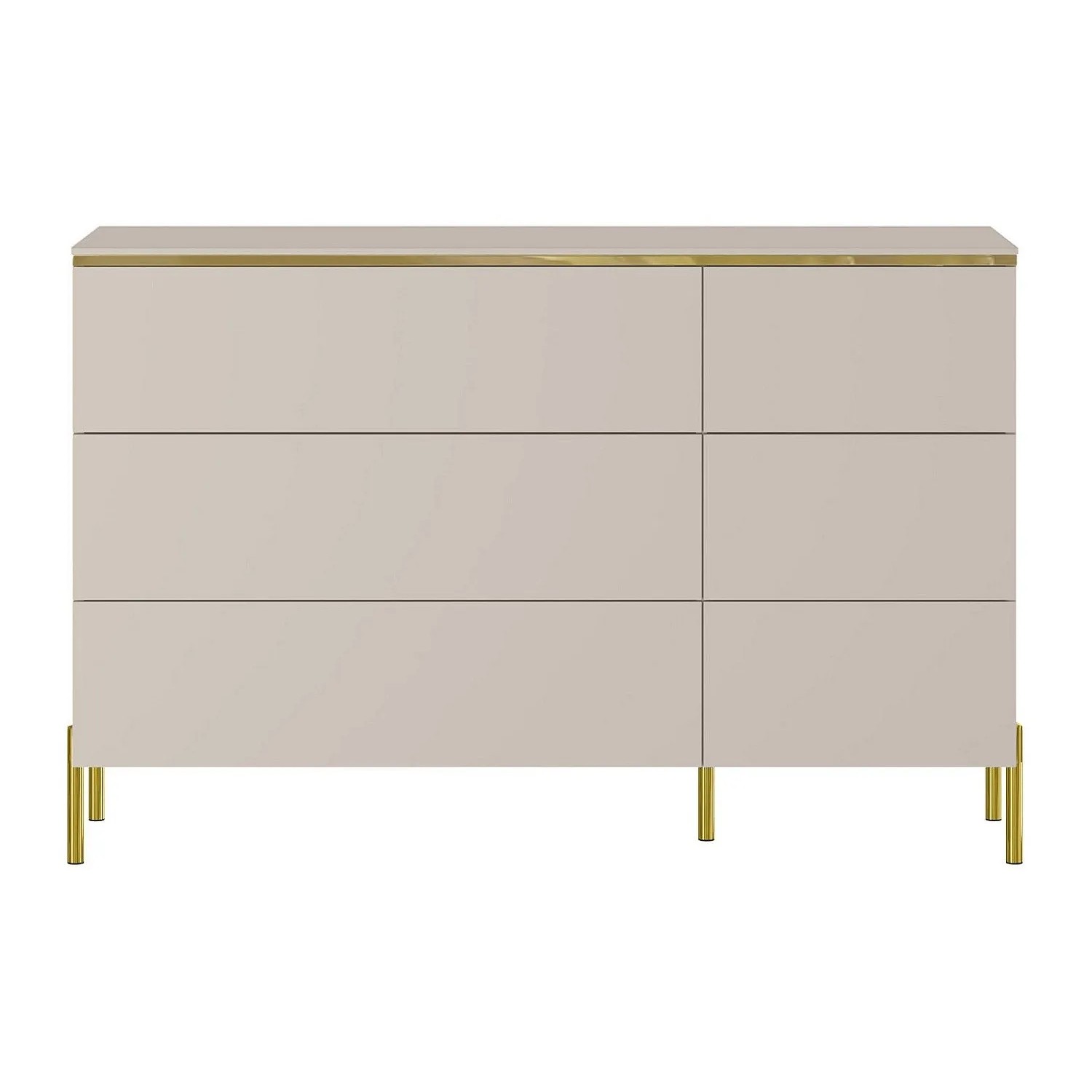 Vente-unique Kommode Vukia Beige 137.6 cm
