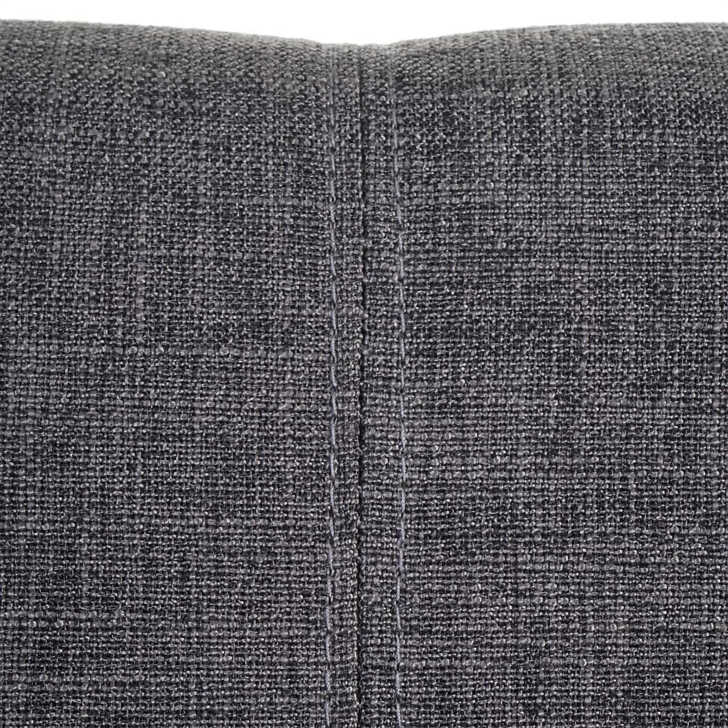 Detailaufnahme: Grauer Textilbezug des MCW Esszimmerstuhls A50 II.