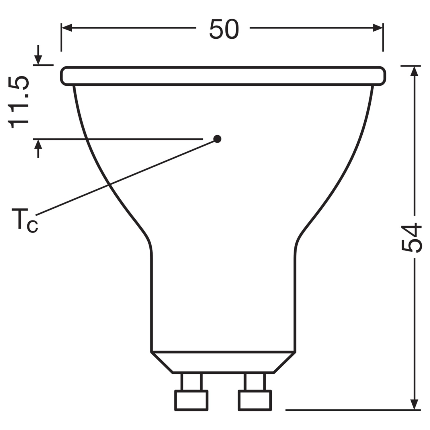 Osram LED-Leuchtmittel GU10 Reflektor PAR16 Dimmbar 3,7 W 350 lm Warmweiß_4