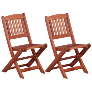 vidaXL Kinder-Esszimmerstühle 2 Stk Massivholz Eukalyptus 45583