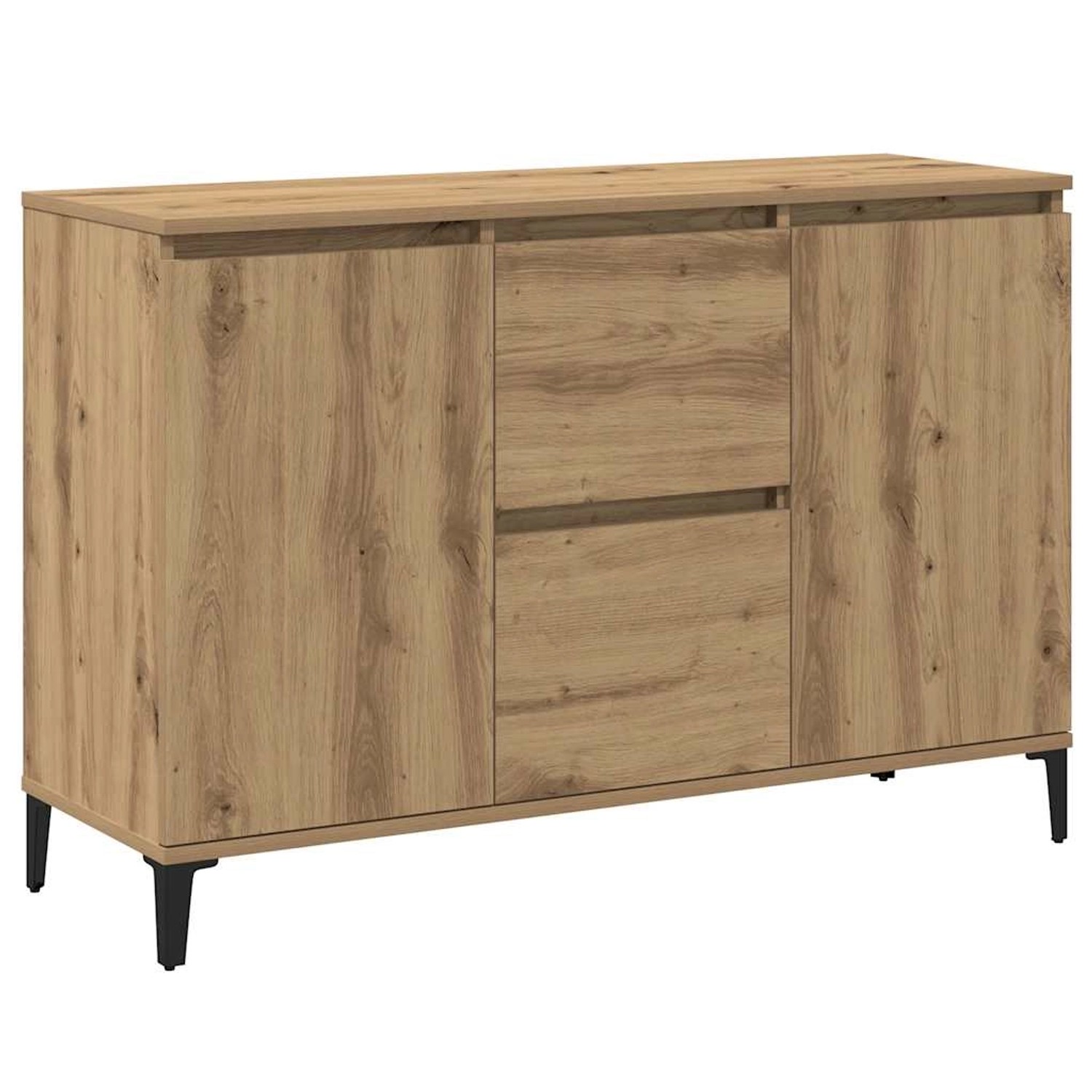 vidaXL Sideboard Artisan-Eiche 102x35x70 cm Holzwerkstoff 856487 günstig online kaufen