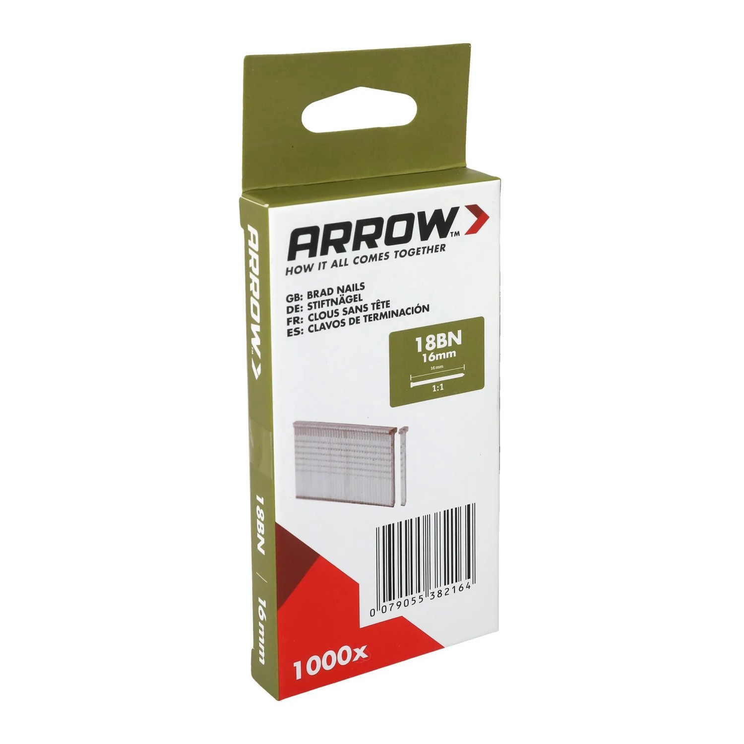 Arrow Tackernagel 18BN 16 mm 1.000 Stück