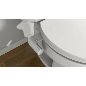 Swiss Aqua Technologies Bidet Aufsatz für Toilettensitz Nachrüst-Bidet Ohne Strom Universal
