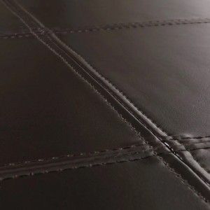 BERLINLODGE Aufbewahrungs-Truhe Sitzbank Lars 45x112x45cm Braun Leder & Kunstleder