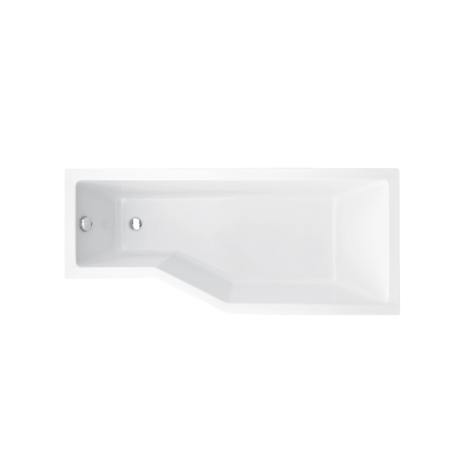Bad Land Badewanne Eckwanne INTEGRA 150x75 Rechts Mit AcrylSchürze Mit Glas günstig online kaufen
