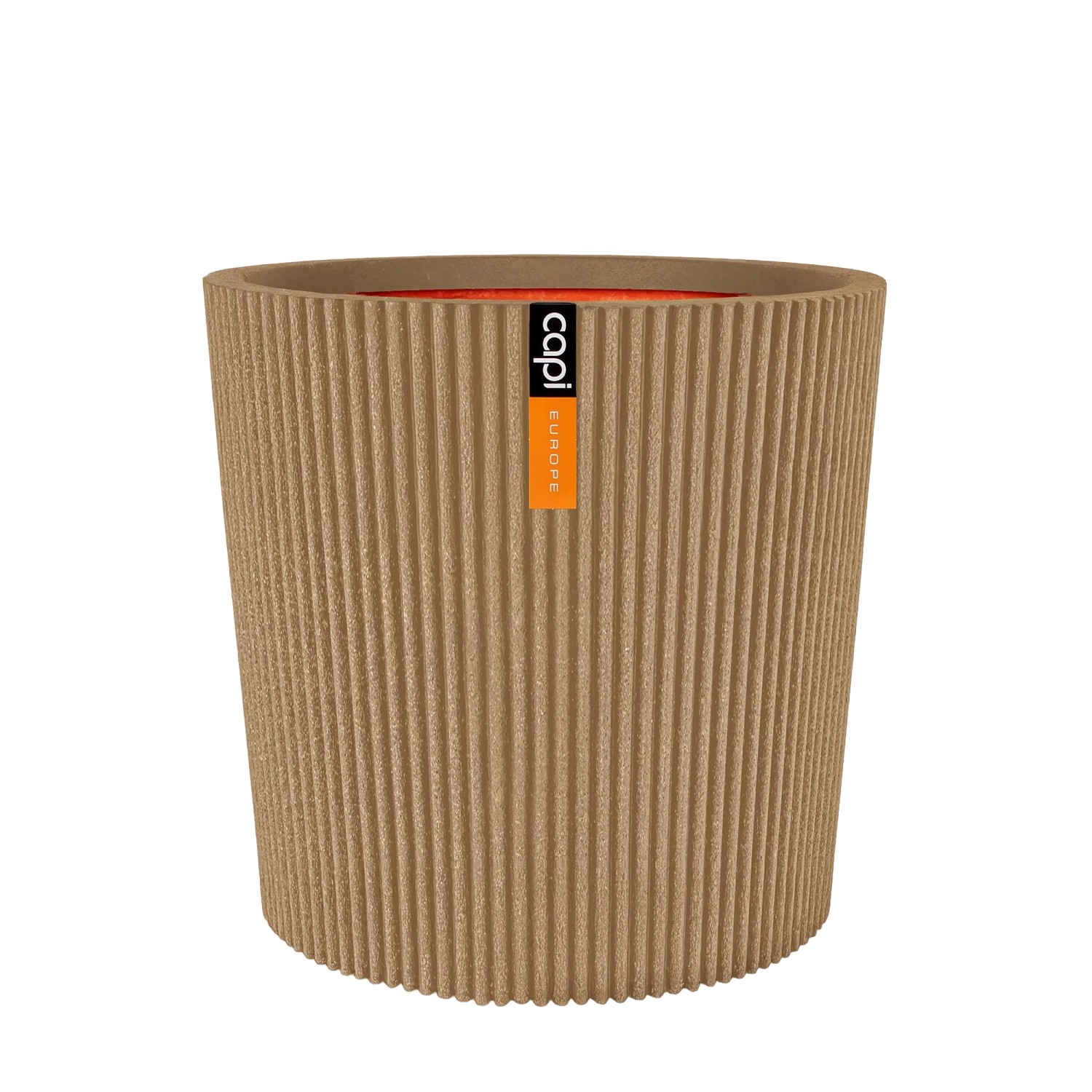 Capi Europe Blumentopf Konisch Groove NL Ø 36 cm x 34 cm Beige