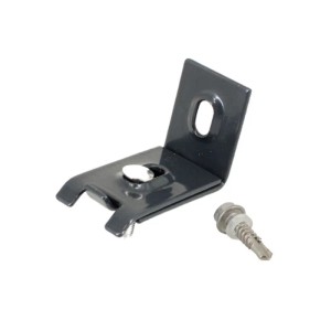 Galaflor Wandhalter für Doppelstabmatten 60x40mm Anthrazit