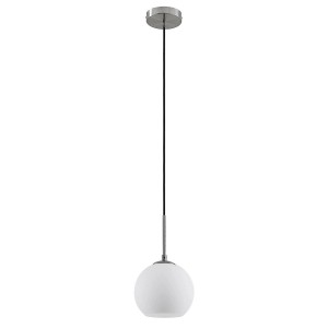 Lindby Pendelleuchte Jurian 9627827 Modern in Weiß aus Metall 1-flammig E27 Wohnzimmerleuchte