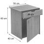 MCW Kommode L76 Natur mit Metall-Optik_11