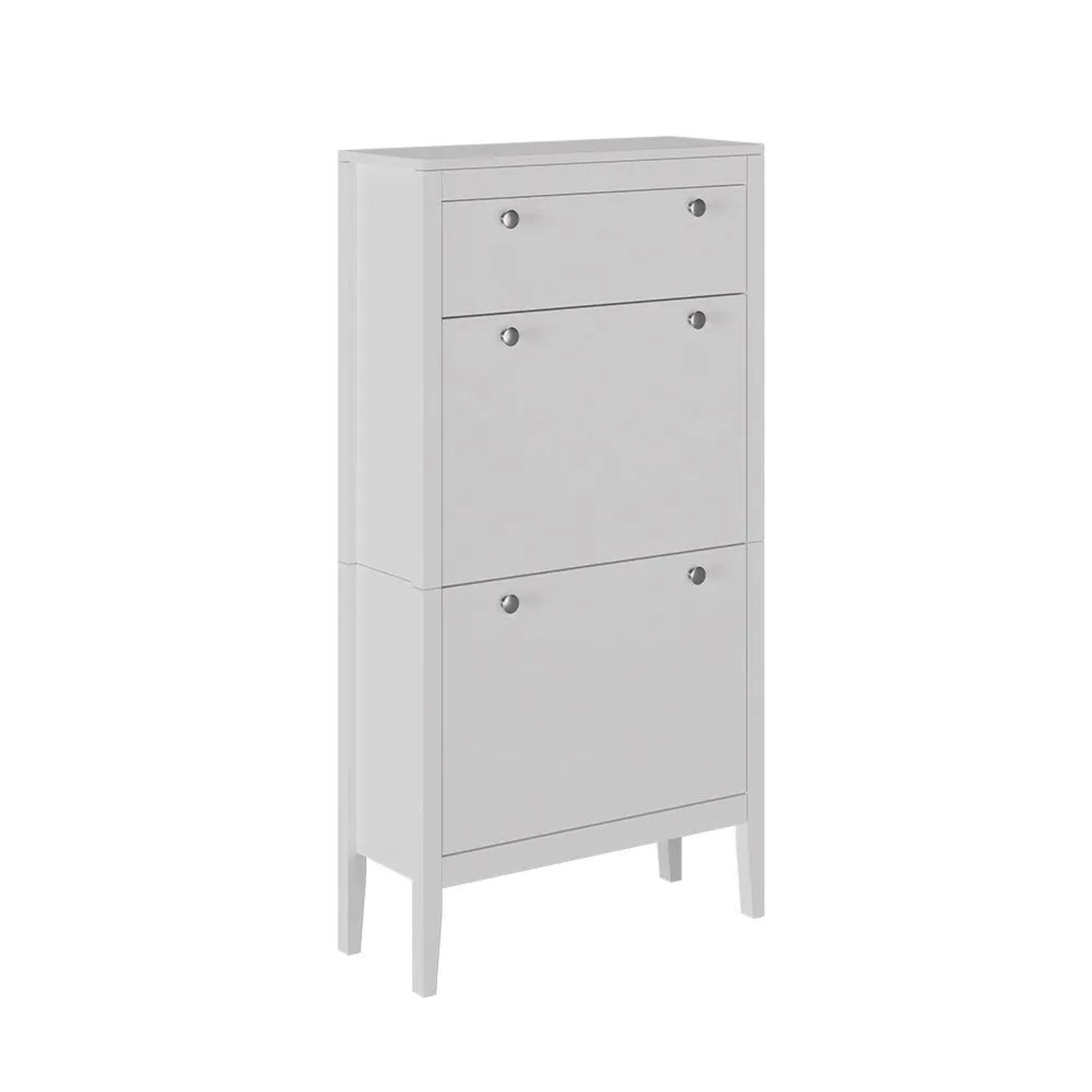 Vicco Schuhschrank Aron Weiß 60 x 115 Art Nr 54257