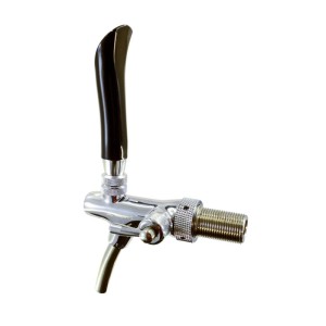 Ich-Zapfe Kompensatorhahn Zapfhahn Ergo Verchromt 5/8-35 mm