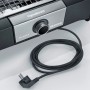 Detailaufnahme Severin Tischgrill PG 8114 SENOA DigitalBOOST mit Kabel und Stecker.