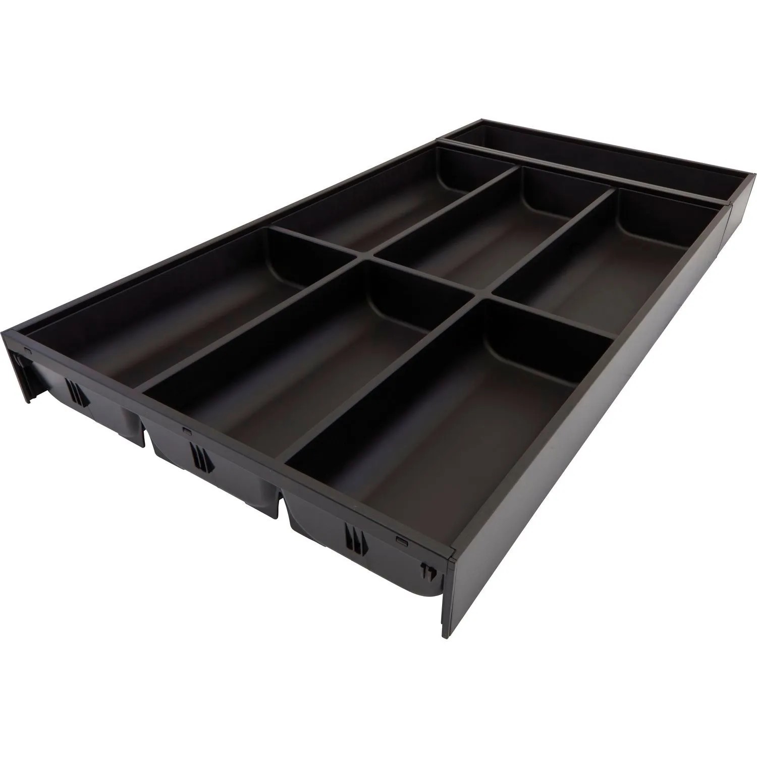 Blum Besteckkasten Ambia-Line Nennlänge 600 mm Besteckeinsatz B 300 mm Besteckeinsatz Stahl Carbonschwarz