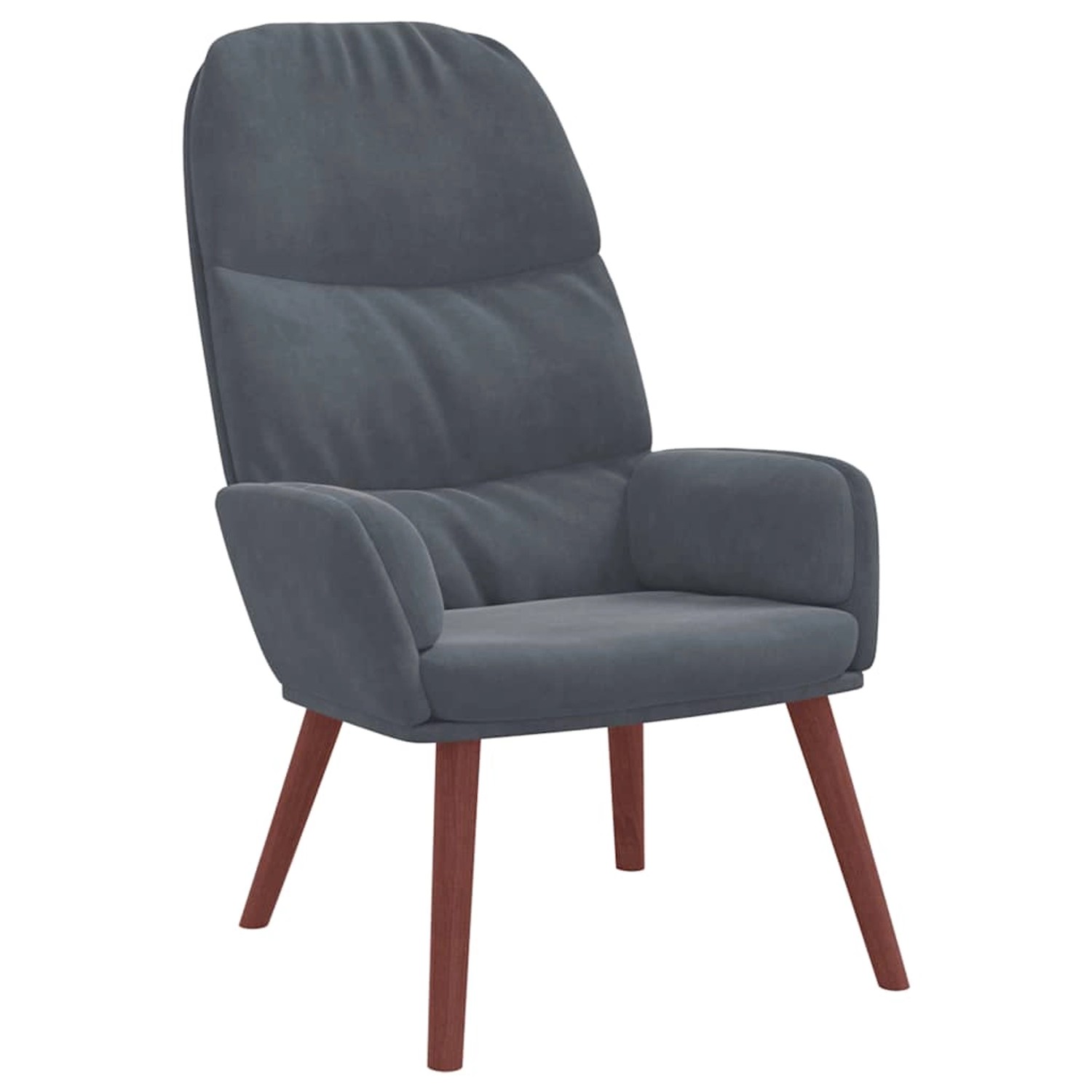 vidaXL Relaxsessel Dunkelgrau Samt 4102611 günstig online kaufen