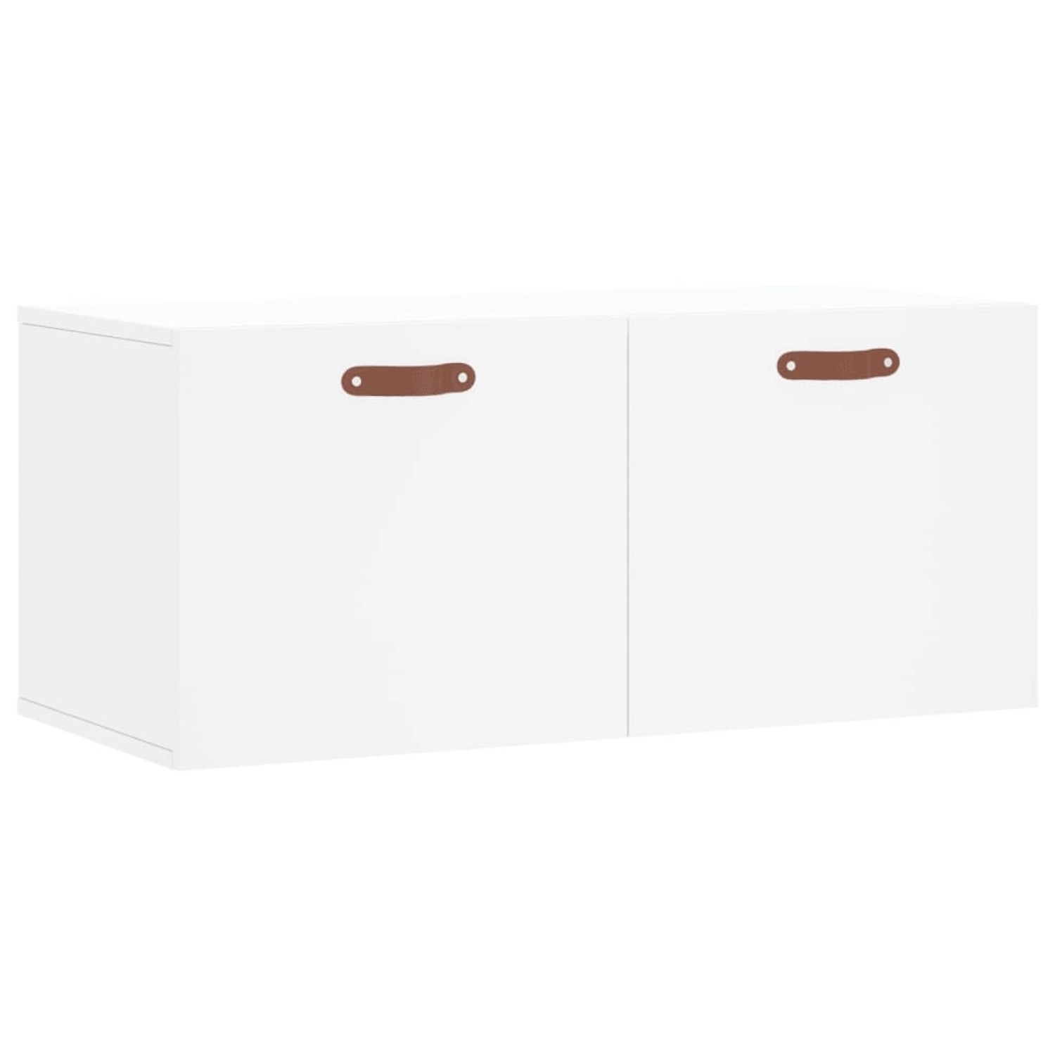 vidaXL Hängeschrank Wandschrank Weiß 80x36,5x35 cm Spanplatte günstig online kaufen