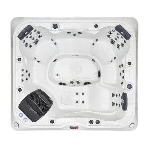 Canadian Spa Kingston Whirlpool, 240x216x87 cm, für 6 Personen, mit Düsen und Abdeckung.