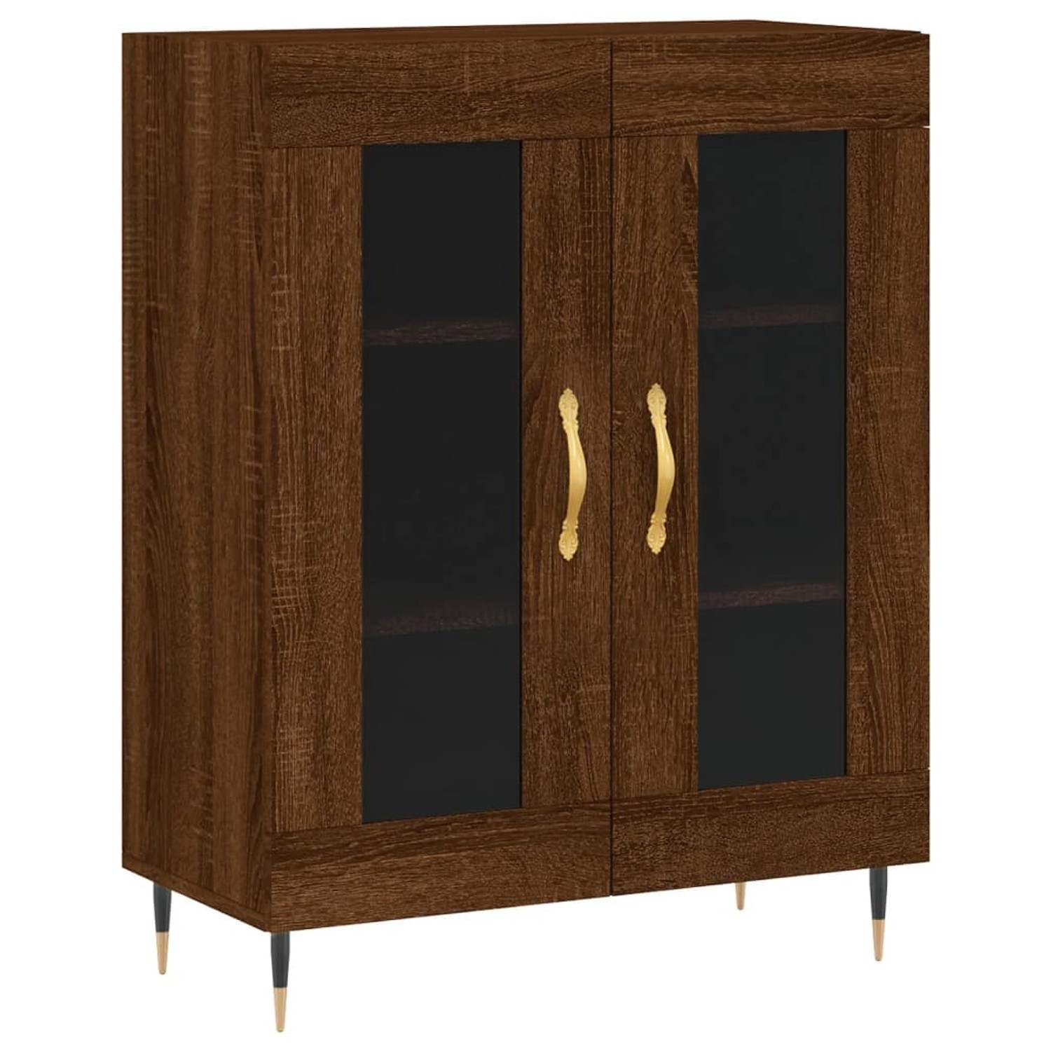 vidaXL Sideboard Braun Eichen-Optik 69,5x34x90 cm Holzwerkstoff 827771 günstig online kaufen