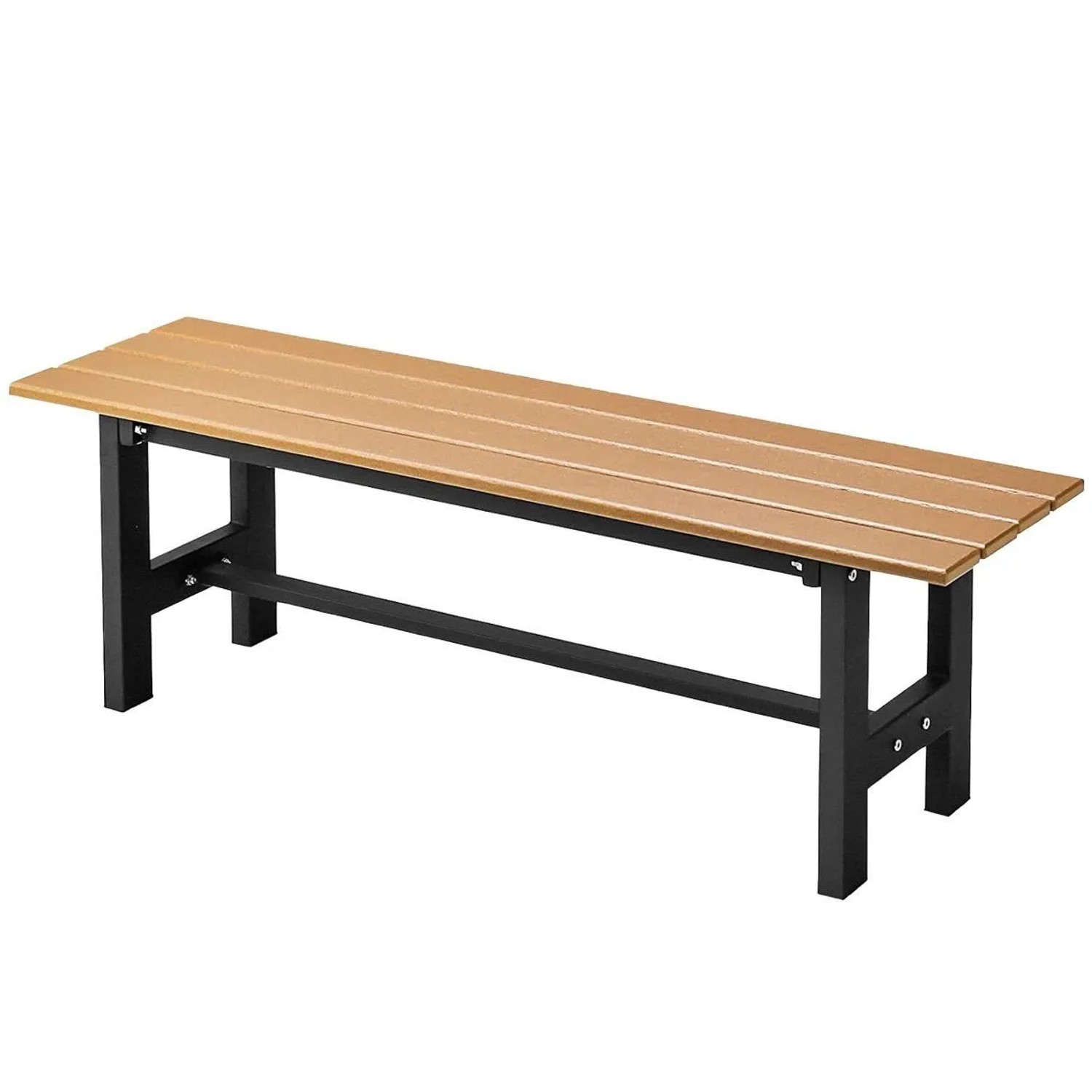 Costway Gartenbank 2-Sitzer Sitzbank bis 300 kg Belastbar Braun