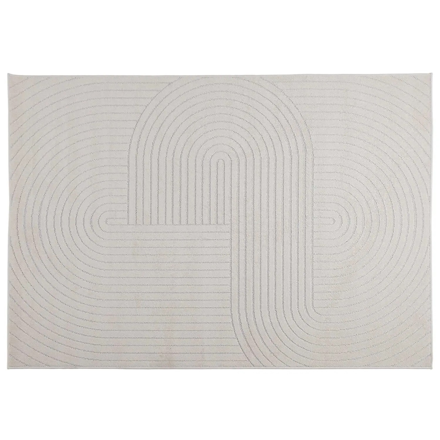 vidaXL Bereichsteppiche PALMERAS Creme 230 x 160 cm Polyester 42022574