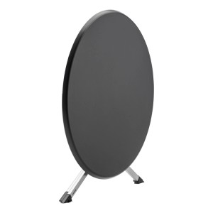 Kettler Klapptisch Boulevard, rund, Ø 115 cm, silber-anthrazit. Gartentisch mit Klappfunktion.