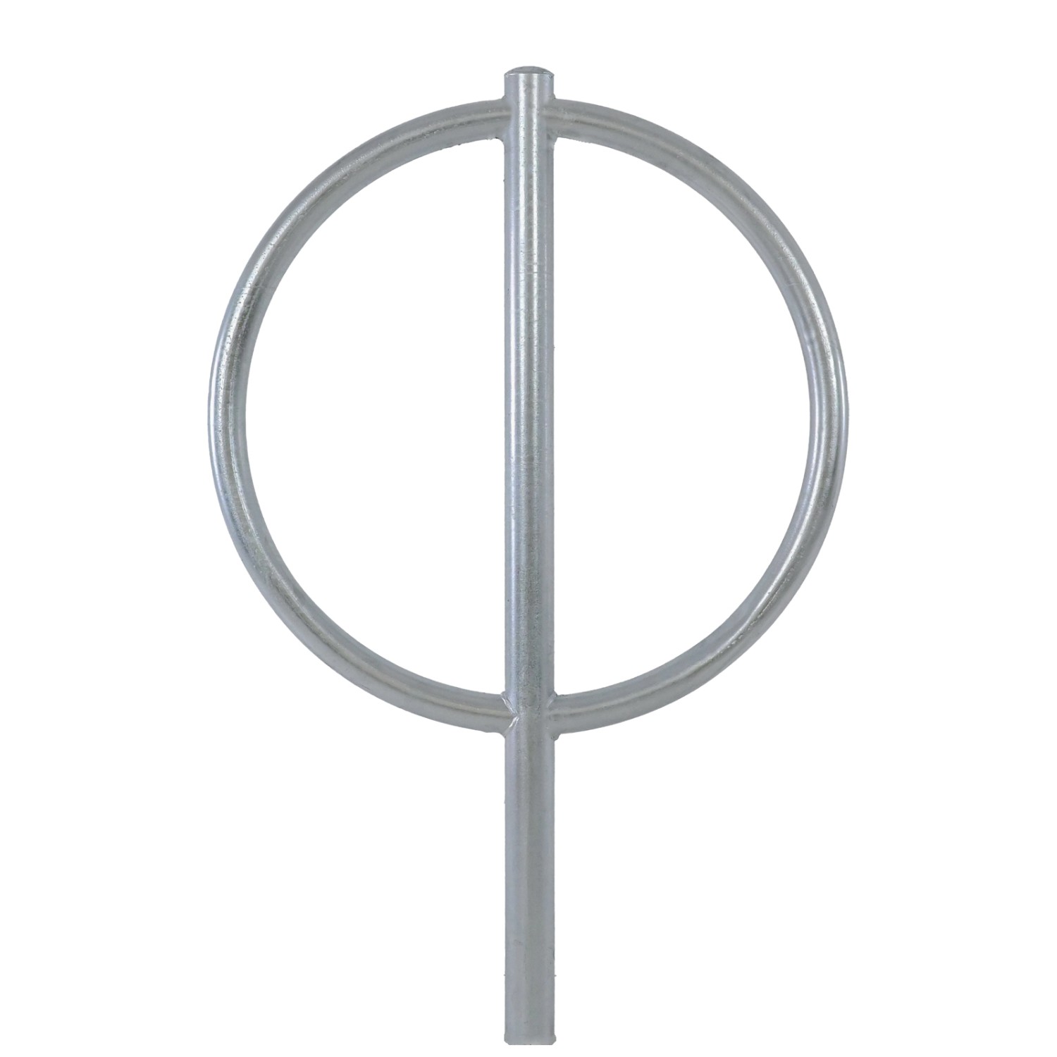 TRUTZHOLM Fahrradanlehnbügel 115x76cm Stahl Feuerverzinkt Durchmesser 60mm Typ O Grau