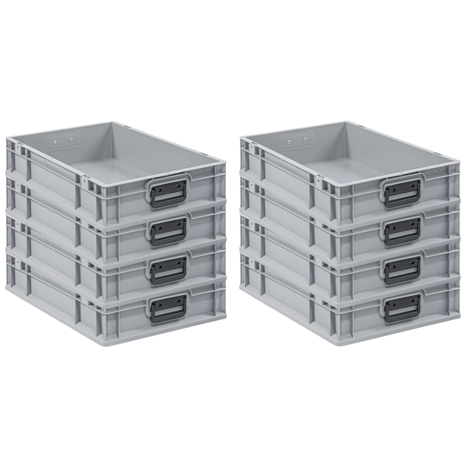 PROREGAL Spar Set 8x Eurobox Nextgen Portable Duo HxBxT 12 x 40 x 60 cm 23 günstig online kaufen