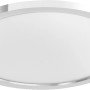 Runde Ledvance Smart+ WiFi Bad-Deckenleuchte Orbis Disc, 30 cm, mit Chromrand und einstellbarem Weißton.